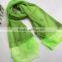 Mix color and manufactory supplier silk flower printed lady fashionable polyester scarf