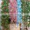 factory direct sale artificial hanging vine foliage with led light lighting rattan for Christmas lighting