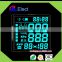 transparent negative character blood pressure meter flexible segement lcd display