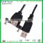 PANEL MOUNT USB AM TO AF CABLE with screw