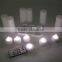 HOT SALE Rechargeable Led multicolor tealights with cups