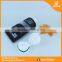 100ml triangle cap pe clear matt plastic tubes, peeling creme tube