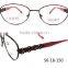 New fashion full rim purple with diamond stone metal wholesale eyeglasses frames for lady                        
                                                Quality Choice