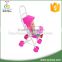 Lovely baby doll stroller toy with small doll