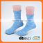 custom cotton anti-slip flooring navy blue teen young school uniform socks