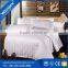 Hotel supplies luxury 100% cotton queen size embroidery white stripe bed cover for sale