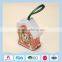 Small house-shape tin box for Christmas trees decoration