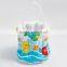 kids small size portable inflatable bucket for beach scavenger