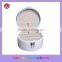 Fashion White Round Ball Shaped Jewellery Packaging Leather Box With Handle For Necklace/Earring/Ring Accessories On Sale