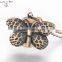2015 Hot Sale Butterfly Alloy Women Pocket Watch Necklace for Wholesale