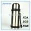 high capacity double wall liner stainless steel vacuum flasks