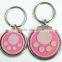 Soft PVC Dog Key Chain Key Ring. Flexible Key Chain Waterproof Pet Accessories, Dog Tag, Pet Tag, ID Tag ,name Tag