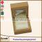 natural unfinished wood craft hinged box/unfinished wooden tissue box/wooden photo box