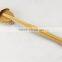 Bamboo body bath brush with long handle