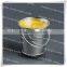 traval favor metal bucket with thick wick out door citronella candles