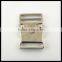 1.5 inch silver colour leather belt buckle