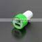 2015 High quality 5V 4.2A colorful Mini Dual USB Car Charger for mobile phone ,tablet