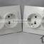 best selling germany pc europe style socket milk white