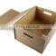 Custom brown kraft paper boxes folding packaging paper box
