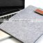 High quality cheap wool felt bag for macbook pro, for macbook pro 13 sleeve bag protective case