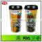 16 ounce Wholesales insulated double walled plastic tumbler with paper insert