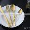 High Quality Stainless Steel Gold-plated Cutlery