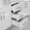 Assembly pack bathroom cabinet, PVC Foil Faced MDF Bathroom Furniture, Cabinet Bathroom Vanity