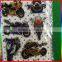 embossed PVC stickers motorcycle stickers