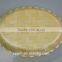 7 Piece Rustic Charm Bamboo Woven Fruit Chef Serve Pasta Salad Set
