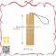 Luxury golden screen printing lipstick with hanging loop