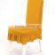Pleated shirt short spandex chair cover Many colors