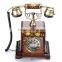 Home Decor Wood Brown Antique Telephone For Sale