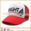 Custom Fashion 5 panel mesh printing trucker cap