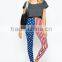 America Flags Print Women 's legging pencil Tight legging pants