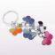 coccinella septempunctata shaped keyring/keychain/key chains