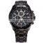 Classic CURREN Black Stainless Steel Analog Men's Sport Quartz Wrist Watch