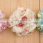 ballerinas flower-printed, floral headband, mini chiffon flower pearl chiffon fabric flower