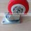 2 inch PVC/PU/ESD Swivel Caster Wheel |Red Single Axle Swivel Caster
