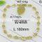 Fashion latest gold bracelet design for girls