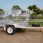 hot sale galvanized cage trailer