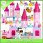 Girls Decorative Building Blocks Plastic Princess Blocks Castle Toy