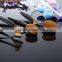 10 Pieces Soft Oval Toothbrush Foundation Blush Cosmetic Makeup Brush Sets