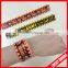 2015 latest design promotional printed plastic snap bracelet