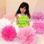 Hot Sell Color Tissue Paper Pom Poms Flower Balls