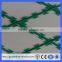 Diamond Hole/Square Hole galvanized and pvc concertina razor wire Fence (Guangzhou Factory)