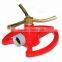 Rotary Brass 3-Arm Sprinkler With Plastic Heart Shape Base