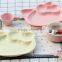 10inch microwave oven and dishwasher saftey cat shape ceramic plate cute ceramic plate