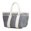 Handles designer eco felt tote bag