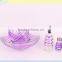 5pcs glass bowl with plastic cover