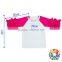 Unisex Baby Half Sleeve 2 Layer Ruffles Icing Ruffle Raglan Shirt